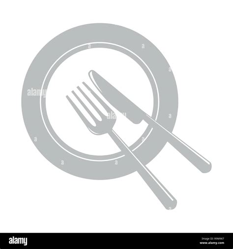 Cutlery Silhouette Hi Res Stock Photography And Images Alamy