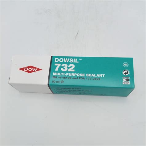 Dow Corning 732 Clear White Multi Purpose Sealant (90ml Tube)