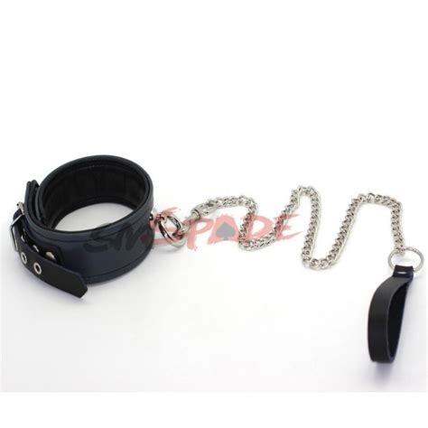 Faux Leather Bondage Adult Sex Products Restraint Kits Slave Neck