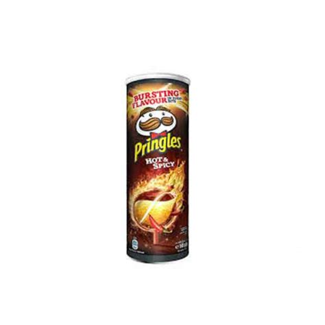 Pringles Potato Crisps Hot Spicy Gm