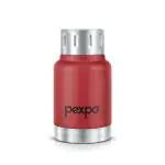 Buy Pexpo 12 Hours Hot And Cold Thermosteel Insulated Flask 160ml Crimson Red Cameo Online