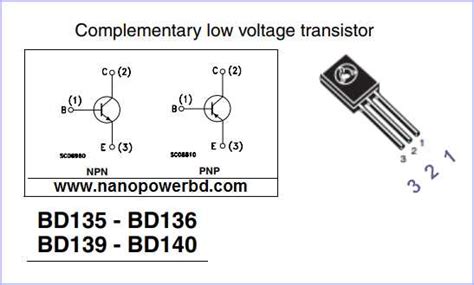 Datasheet Transistor Bd139 Specifications Pinout And Applications
