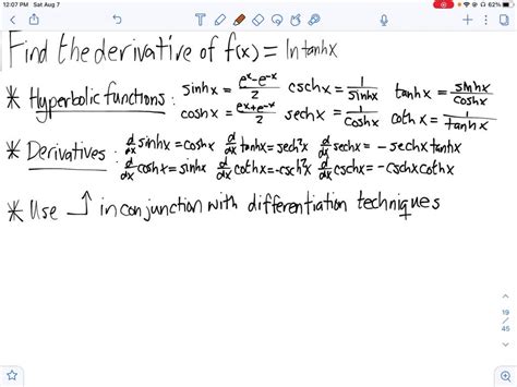 ⏩solved Differentiate Y Ln Tanhx Numerade