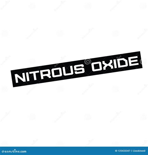 Nitrous Oxide Stamp on White Stock Vector - Illustration of sign ...
