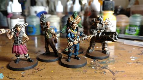 Finished Up A Commission Of Fallout Board Game Minis Minipainting