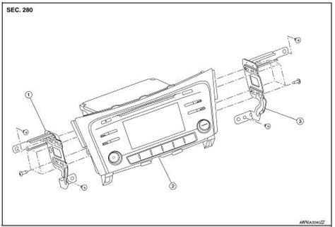 Nissan Rogue Service Manual Removal And Installation Display Audio