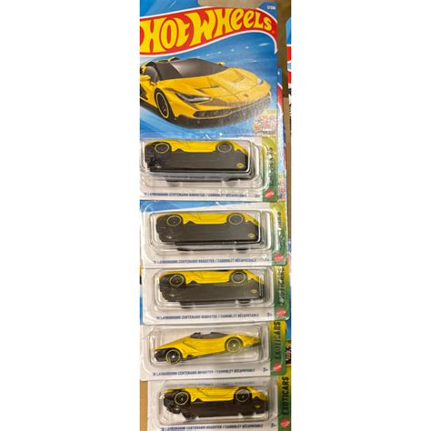 HOT WHEELS 風火輪 小汽車 LAMBORGHINI CENTENARIO ROADSTER 藍寶堅尼 蝦皮購物