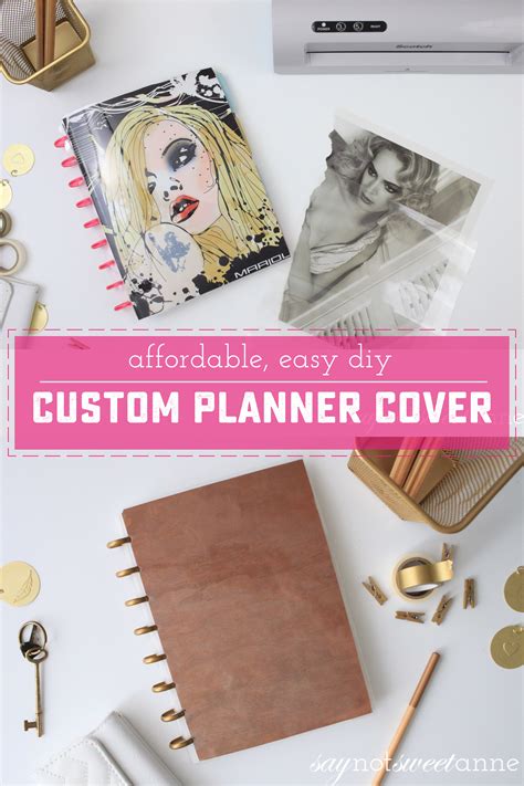 How To Make Custom Happy Planner and Other Discbound Covers - Sweet