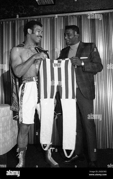 Two Time Heavyweight Champion Floyd Patterson Right Holds Maxi Length