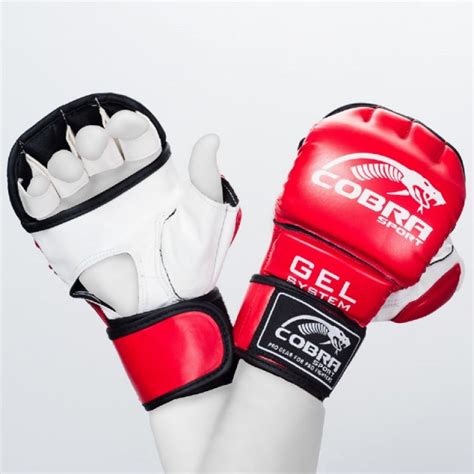 Перчатки тренировочные мма cobra красные купить в Томске