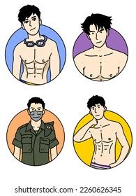 Naked Man Cartoon Images Stock Photos Vectors Shutterstock