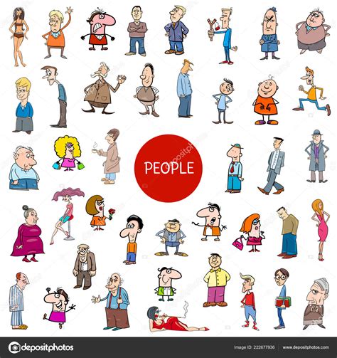 Cartoon Desenhos De Pessoas - Personagens De Desenhos Animados De Pessoas