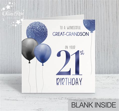 21st Birthday Card Cards for Him Cards for Men Dad - Etsy UK