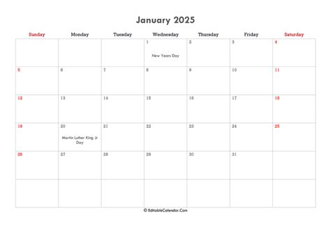 Editable Calendar December 2025 And January 2025 Printable Pdf Vitia