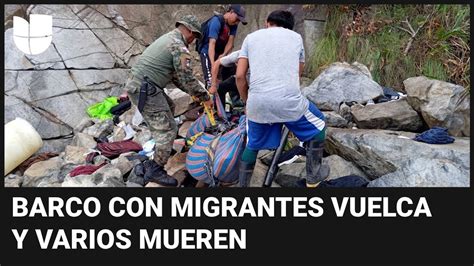 Un Bote Lleno De Migrantes Vuelca Y Deja Al Menos Cuatro Muertos Eran