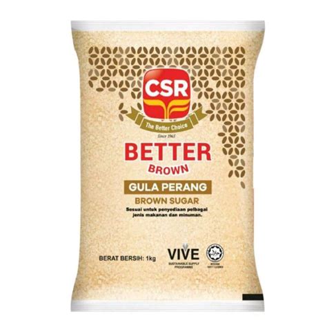Brown Sugar Csr 1kg Gula Perang Csr 1kg Lazada