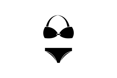 Summer Beach Bikini Solid Icon 4 Graphic By Humanbeing Studio Creative Fabrica