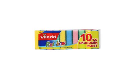 Vileda Rainbow Sünger 10 lu Tedarikci co