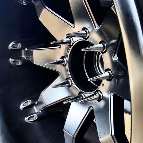 Metal Lugz® 7006k6 Chrome Cone Seat Spiked Lug Nuts