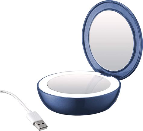 Conair Unbound Rechargeable Compact Led Lighted Makeup Mirror Be62