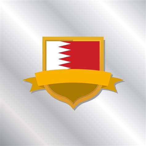 Premium Vector Illustration Of Bahrain Flag Template