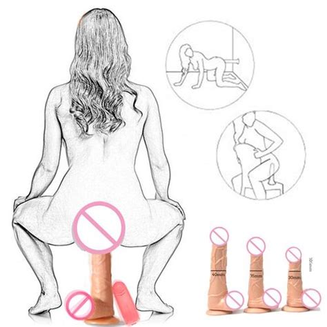 Vibromasseur De P Nis Gode Souple R Aliste Avec Ventouse Puissante Sex Toys Pour Femme Anal Butt