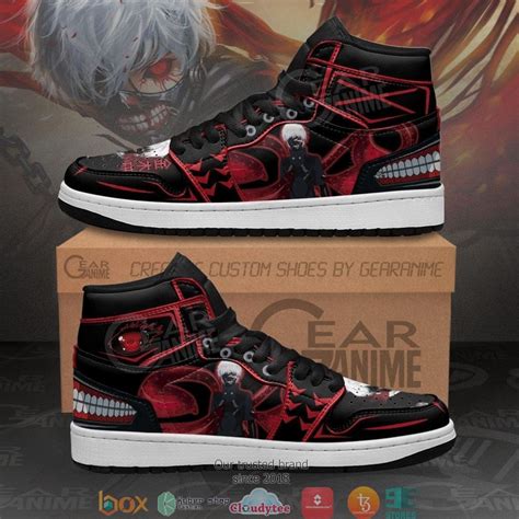 Hot Ken Kaneki Kagune Tokyo Ghoul Anime Air Jordan High Top Sneakers Boxbox Branding Luxury T