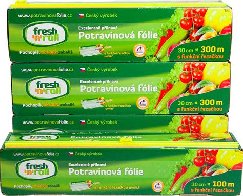 Mirel Vratimov Fólie Fresh'n'Roll s řezačkou 3x 30 cm x 300 m + 1x 30 ...