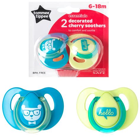 Alami Bibs Soothers Teethers Tommee Tippee Essential Basics Cherry