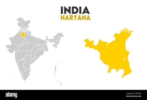 Haryana Map Graphic1 State Of India Republic Of India Government