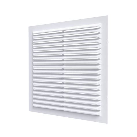 Вентиляционная накладная решетка с сеткой Auramax, A2323C, белая, 23,4 ...