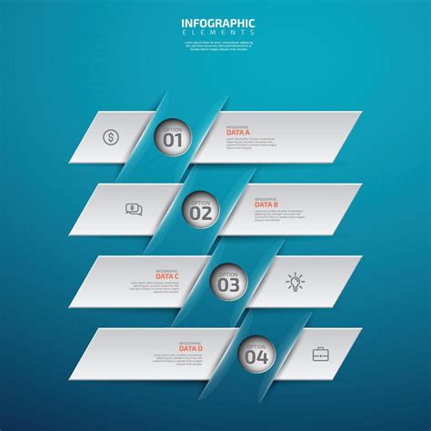 Options Modern And Clean Business Infographics Design Elements