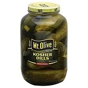 Mt Olive Kosher Petite Dills Shop Pickles Cucumber At H E B