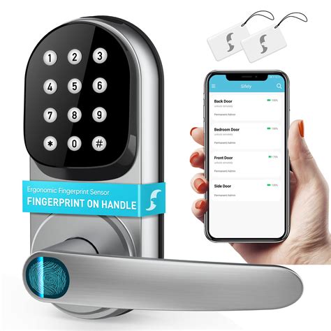 Buy Sifely Smart Lock, Keyless Entry Door Lock, Smart Door Lock, Door ...