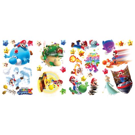 Vinilo Decorativo Infantil Set Super Mario Galaxy 2 TeleAdhesivo