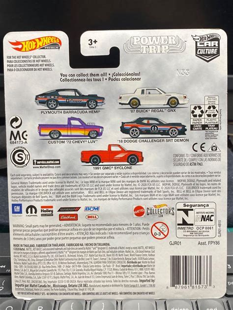 Hot Wheels Gmc Syclone Car Culture Power Trip Hobbies Toys Toys Games On Carousell