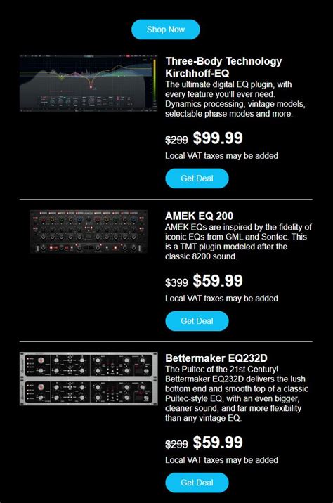 plugin alliance eq sale recordingde