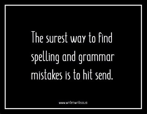 finding mistakes writers write
