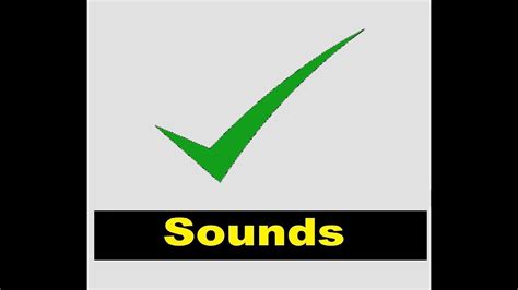 Correct Sound Effects All Sounds Youtube