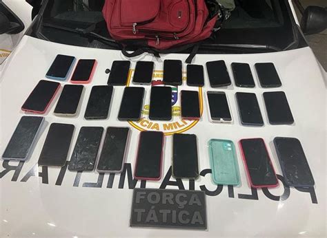 Pm Rastreia Celular E Prende Duas Mulheres Aparelhos Furtados Em