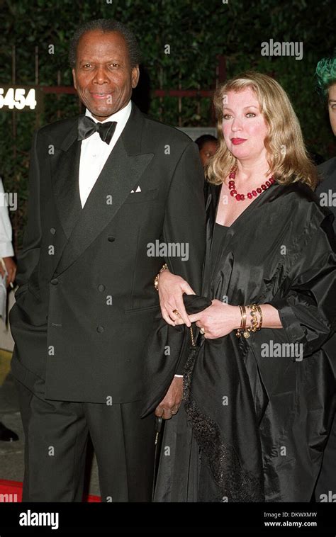 Sidney Poitier Joanna Shimkusactor And Wifeuniversal La Usa0303