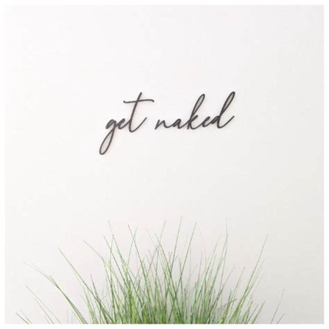 Get Naked Wooden Wall Art By Rowan And Fox