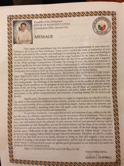 Edwin Olivarez Graduation Message 2015 Needs Rewriting • The Best