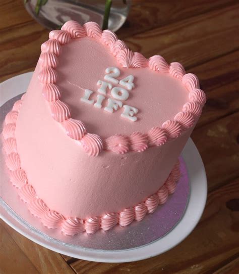 Heart Shaped Cake Baked Sugar