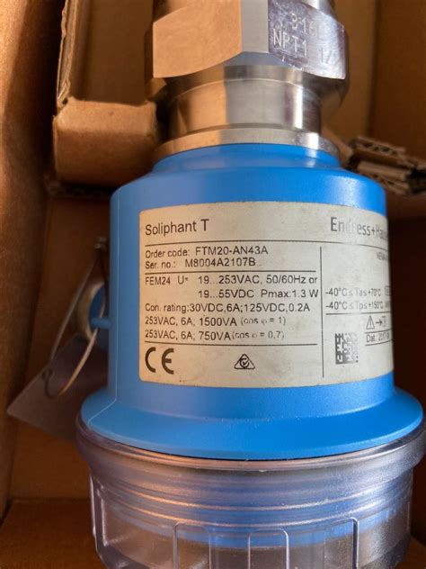 Endress Hauser Level Transmitter For Industrial Model Name Number