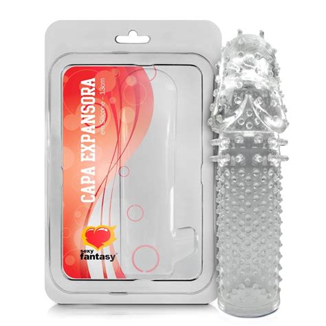 Capa Peniana Sensor 13cm Em Silicone Sexy Fantasy Sex Shop BR