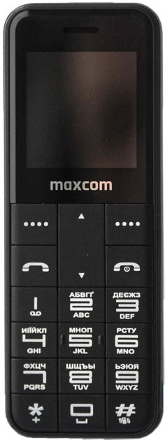 Мобильный телефон Maxcom MM111 Black – фото, отзывы, характеристики в ...