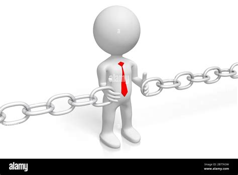 3d Missing Link Stock Photo Alamy