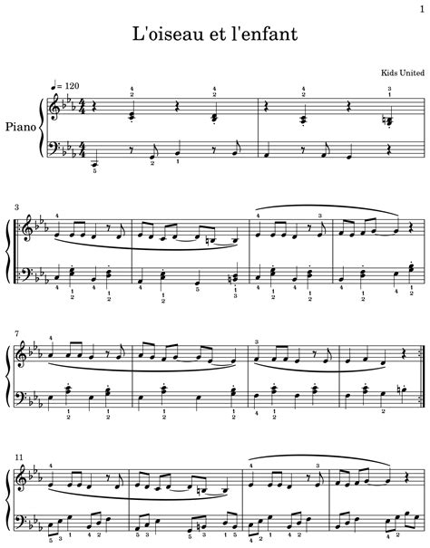 Paroles De Kids United L'oiseau Et L'enfant