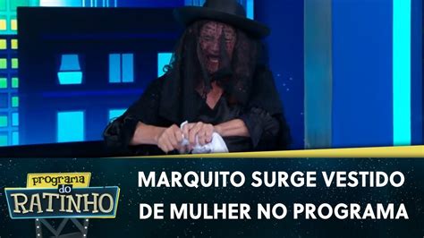 Marquito Surge Vestido De Mulher No Programa Programa Do Ratinho